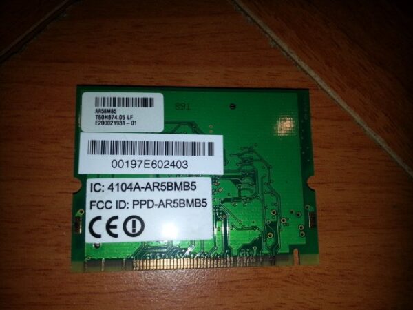 Carte WIfi PPD-AR5BMB5 / Acer 3683