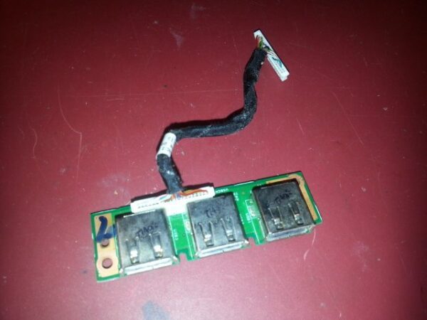 Carte avec 3 USB 48.4T302.011 pour Acer Travelmate 7720