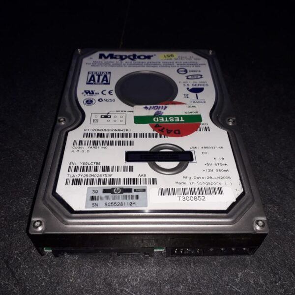 Disque dur Maxtor DiamondMax Plus 9 YAR511W0 160Gb internes 3.5" sata