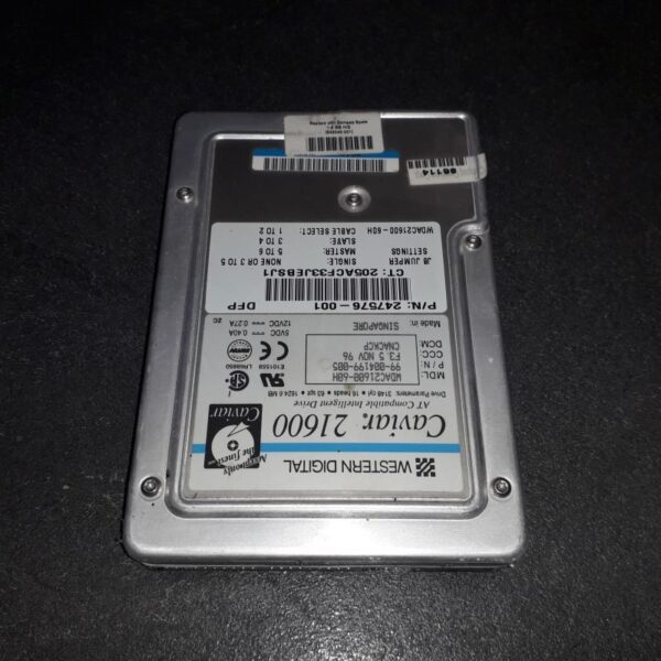 Disque dur Western Digital Caviar 1.6GB 3.5 IDE