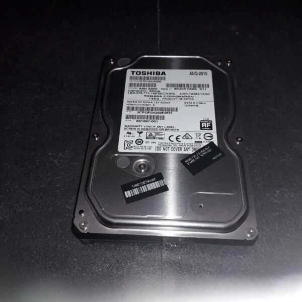Disque dur 500 Go TOSHIBA DT01ACA050 3.5 Sata