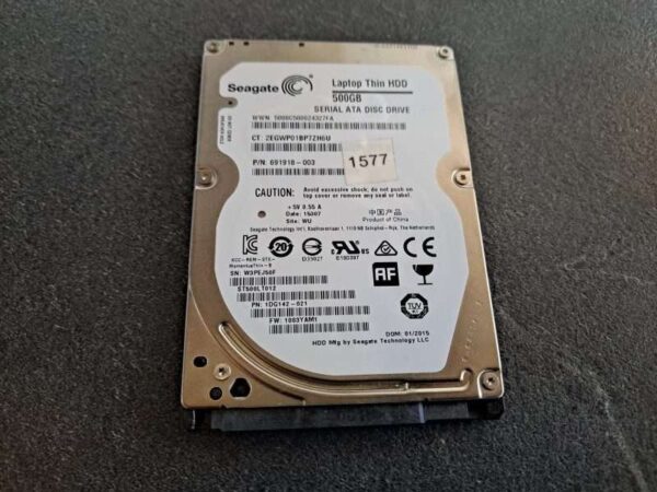 Disque Dur Interne HDD 500Go Sata 2.5 pouces Seagate Modèle ST500LT012