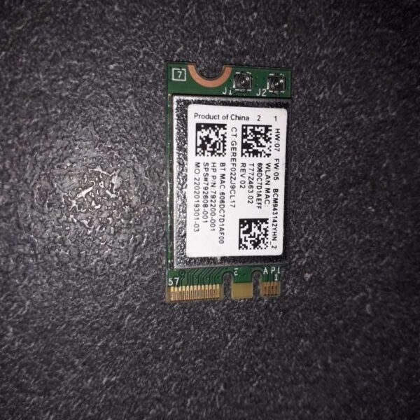 Carte Wifi pour Pc portable HP 255 G4, BCM943142YHN, 792200 001