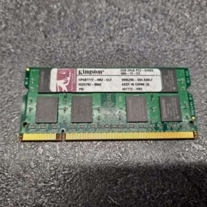 Mémoire Kingston HP497772-HR2-ELF 2 Go PC2-6400 DDR2 800 MHz