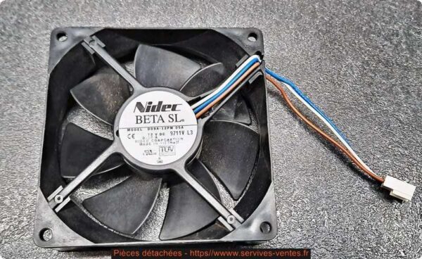 Ventilateur NIDEC D09A-12PM 05A 90x90 3 pins 12V 0.10A