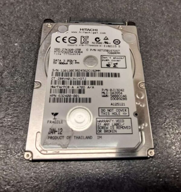 Disque Dur Hitachi Z7K320-250 250GB Sata 2.5 pouce