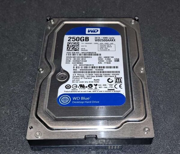 Disque dur 250 Go Western Digital , Sata 3, 3.5 pouces WD500AAKX