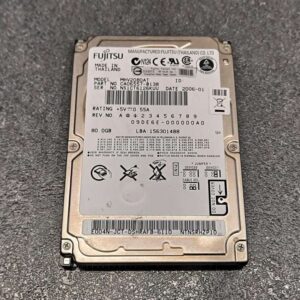 Disque dur Fujitsu MHV2080AT - CA06557 PCB CA26332 - B42204BA 80 Go 2.5" IDE