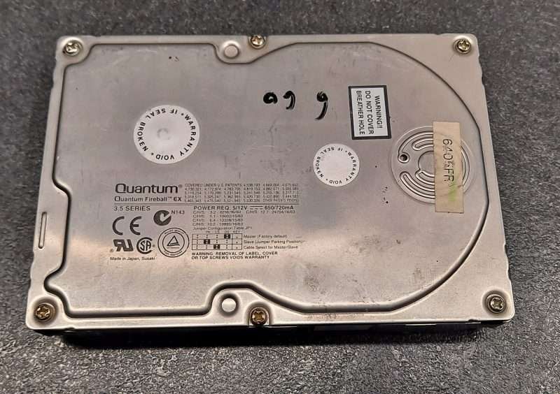 Quantum EX64A013 6.4GB Ata 5400RPM 8.9cm 3.5" IDE