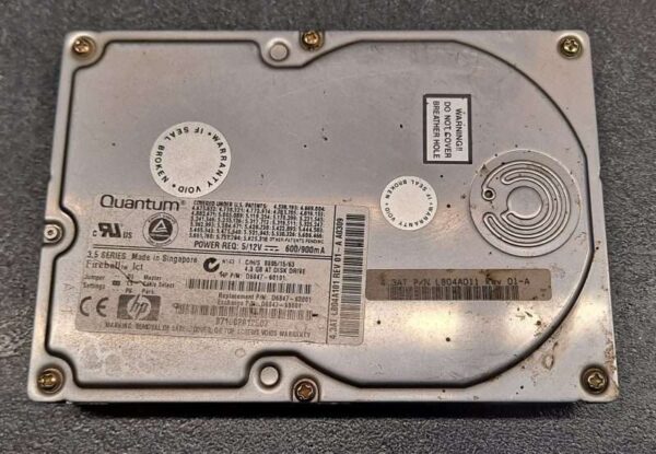 Disque dur 3.5 IDE Quantum Fireball LB04A101 rev 01 - 4.3Go