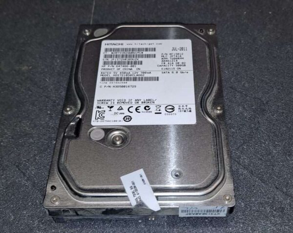 Disque dur Hitachi SATA 500GB 3,5 " HDD HDS721050CLA662 647466-001