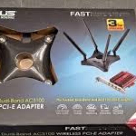 ASUS PCE-AC88 - Carte Réseau Wi-Fi PCIe AC 1300 Mbps - Double Bande - 4 antennes avec placement flexible