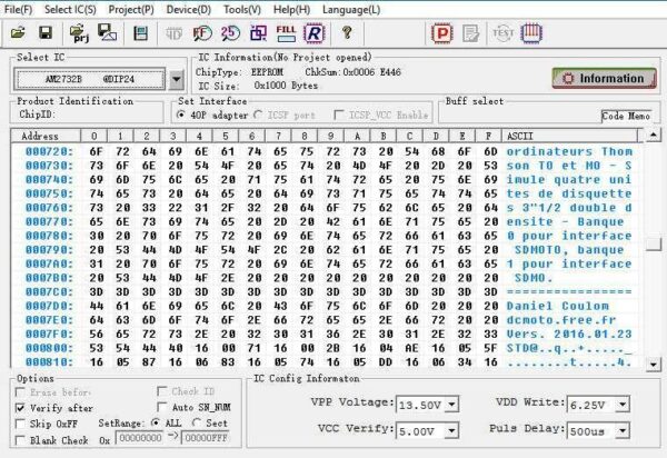 Reprogrammation de la puce bios de votre carte mère ou disque dur