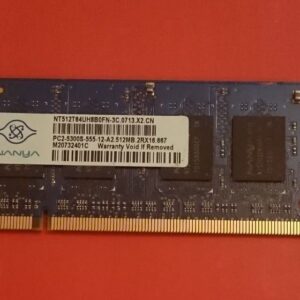 Mémoire NANYA DDR2 512MB 2Rx16.667 PC2-5300S-555-12.A2