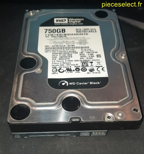 Disque Dur Sata WD7501AALS