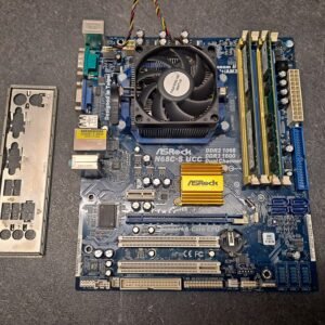 Kit carte mère, processeur Sempron, mémoire, ventirad