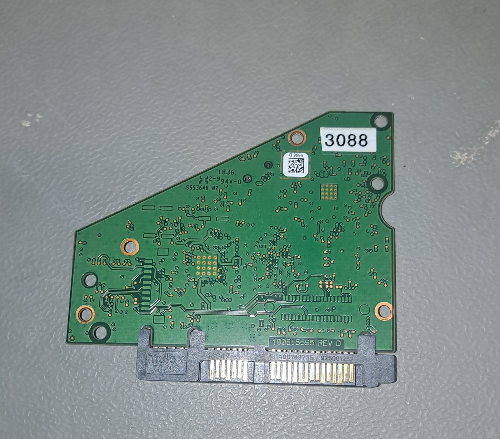 Carte PCB 100815595 REV D pour disque dur 3.5 SEAGATE ST2000DM008 Sata 2TB