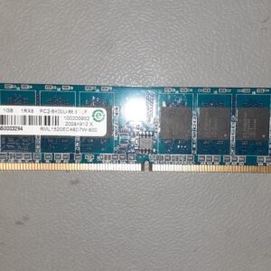Mémoire DDR2 Ramaxel 1GB 2Rx8 PC2-6400U-666 LF