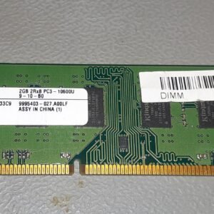 Mémoire ram 2GB Kingston ACR256X64D3U1333C9 2Rx8 PC3-10600U-9-10-B0